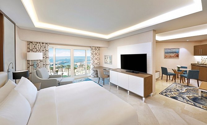 Hilton Hurghada Plaza - Wohnbeispiel Juniorsuite Familie (Zimmercodierung JI2)