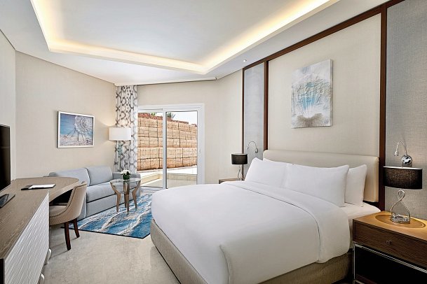 Hilton Hurghada Plaza - Wohnbeispiel Doppelzimmer Standard Back View (Zimmercodierungen DG3 & DC1)