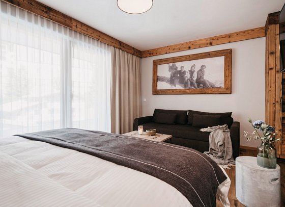 VAYA Sölden - Wohnbeispiel Doppelzimmer Deluxe (Zimmercodierung DD1)