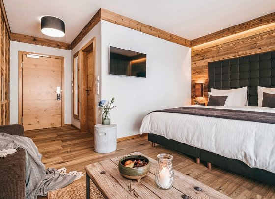 VAYA Sölden - Wohnbeispiel Doppelzimmer Deluxe (Zimmercodierung DD1)