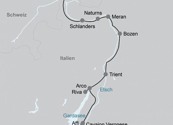 Etsch-Radweg Nauders-Verona