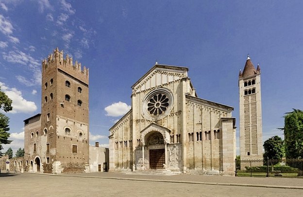 Etsch-Radweg Nauders-Verona - Kirche San Zeno, Verona