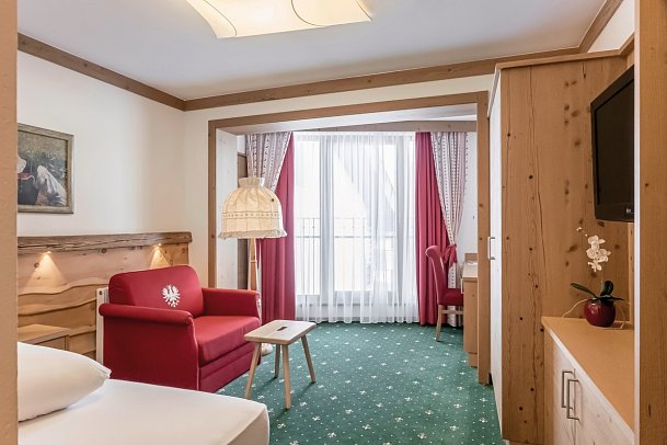 DAS Kaltschmid - Familotel Tirol - Wohnbeispiel Einzelzimmer Hohe Munde (Zimmercodierung EB1)