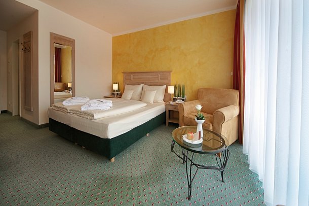 Das Hotel Eden - Wohnbeispiel Doppelzimmer Standard Nordseite (Zimmercodierung DG1)