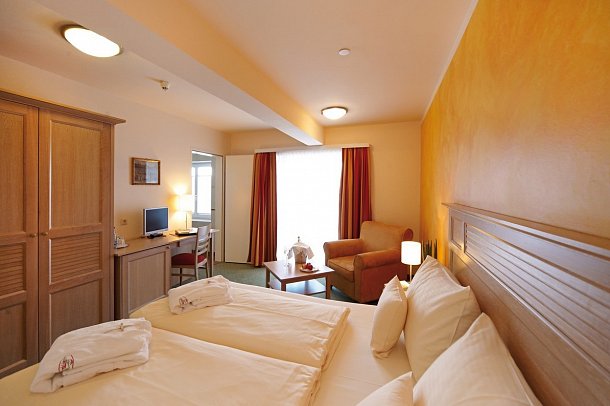 Das Hotel Eden - Wohnbeispiel Doppelzimmer Komfort (Zimmercodierung DF1)