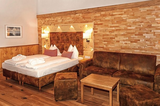 Bergresort Seefeld - Wohnbeispiel Suite Bergkristall (Zimmercodierung WB1)