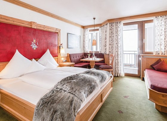 Panorama Hotel Almhof - Wohnbeispiel Doppelzimmer Balkon (Zimmercodierung DB1)
