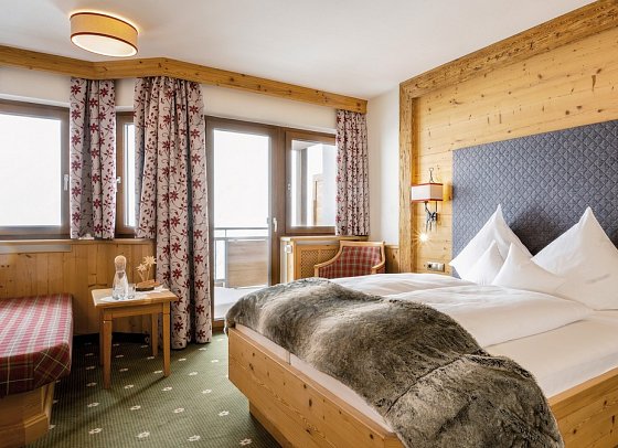Panorama Hotel Almhof - Wohnbeispiel Doppelzimmer Balkon (Zimmercodierung DB1)