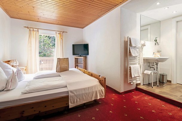 Frieden - Das Alpine Panorama Hotel - Wohnbeispiel Doppelzimmer Morgensonne (Zimmercodierung DB1)