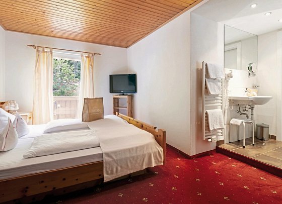 Frieden - Das Alpine Panorama Hotel - Wohnbeispiel Doppelzimmer Morgensonne (Zimmercodierung DB1)