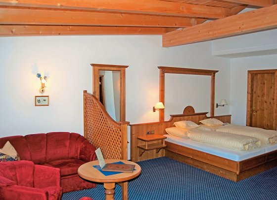 Alpenhotel Speckbacher Hof - Wohnbeispiel Doppelzimmer Nebenhaus (Zimmercodierung D1V)