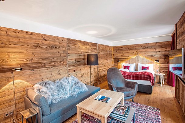 Kitzhof Mountain Design Resort - Wohnbeispiel Juniorsuite (Zimmercodierung JB1)