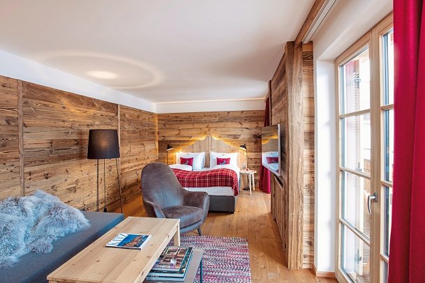 Kitzhof Mountain Design Resort - Wohnbeispiel Juniorsuite (Zimmercodierung JB1)