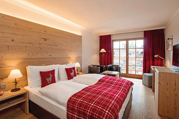 Kitzhof Mountain Design Resort - Wohnbeispiel Doppelzimmer Tirol (Zimmercodierung DB1)