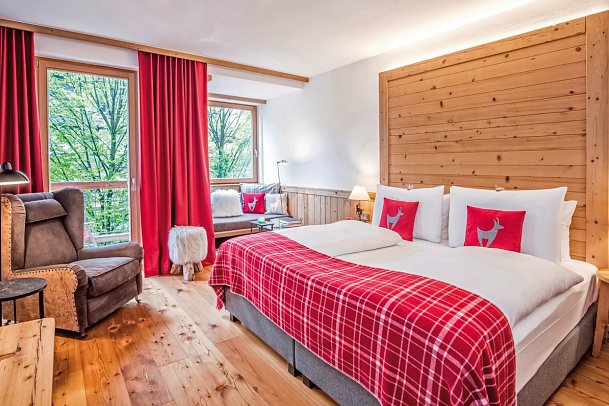 Kitzhof Mountain Design Resort - Wohnbeispiel Doppelzimmer Lebenberg (Zimmercodierung DS1)