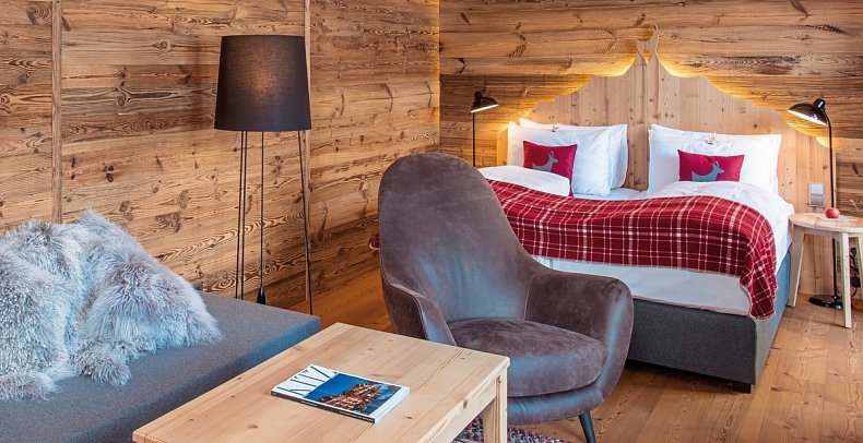 Kitzhof Mountain Design Resort - Wohnbeispiel Juniorsuite (Zimmercodierung JB1)
