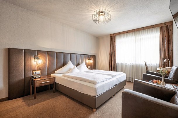 Alpin Resort Stubaier Hof - Wohnbeispiel Doppelzimmer Arnika (Zimmercodierungen DB2 & EB2)