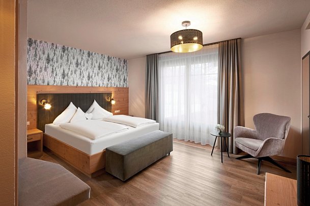Alpin Resort Stubaier Hof - Wohbeispiel Doppelzimmer Enzian (Zimmercodierung DB1)