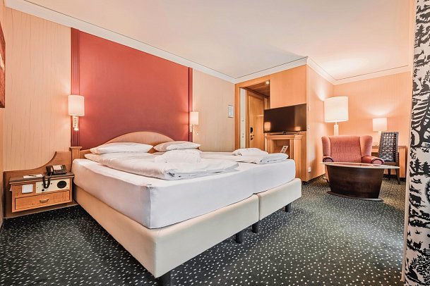 Krumers Alpin – Your Mountain Oasis - Wohnbeispiel Doppelzimmer (Zimmercodierung DB1)