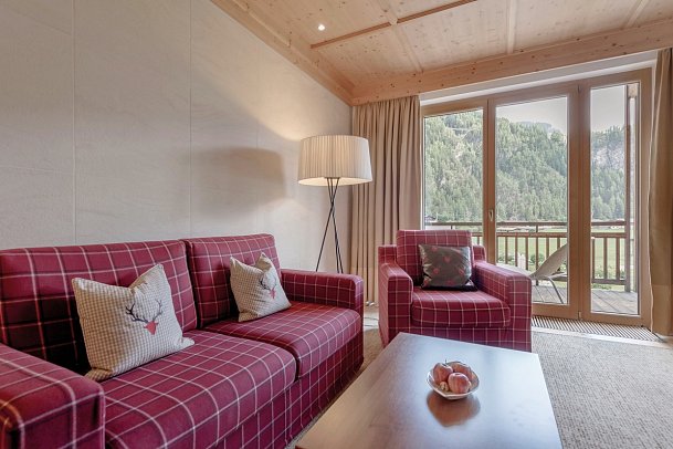 AQUA DOME - Tirol Therme Längenfeld - Wohnbeispiel Juniorsuite Freiraum (Zimmercodierung JB1)
