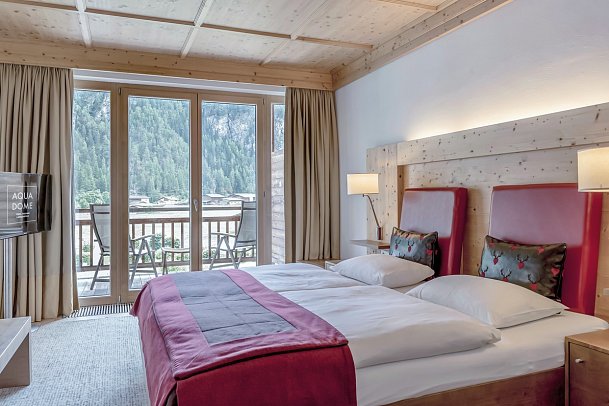 AQUA DOME - Tirol Therme Längenfeld - Wohnbeispiel Doppelzimmer Auszeit (Zimmercodierungen DB1, EB1, DX1 & DX2)