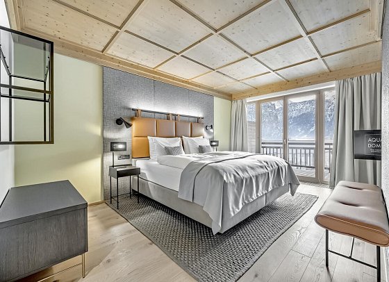 AQUA DOME - Tirol Therme Längenfeld - Wohnbeispiel Juniorsuite Freiraum (Zimmercodierung JB1)