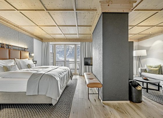 AQUA DOME - Tirol Therme Längenfeld - Wohnbeispiel Juniorsuite Freiraum (Zimmercodierung JB1)