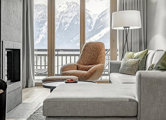 AQUA DOME - Tirol Therme Längenfeld - Wohnbeispiel Juniorsuite Freiraum (Zimmercodierung JB1)