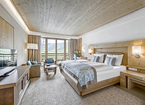 AQUA DOME - Tirol Therme Längenfeld - Wohnbeispiel Doppelzimmer Auszeit (Zimmercodierung DB1)