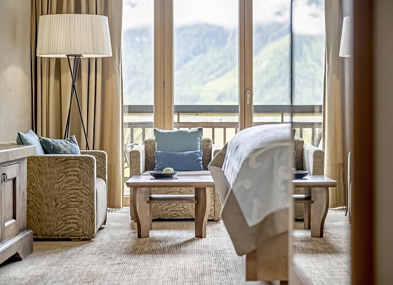 AQUA DOME - Tirol Therme Längenfeld - Wohnbeispiel Doppelzimmer Auszeit (Zimmercodierung DB1)