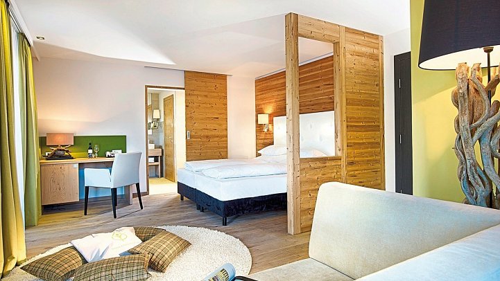 Ritzlerhof - Wohnbeispiel Juniorsuite Wetterkreuzkogel (Zimmercodierung JB1)