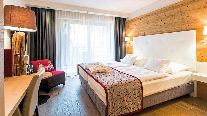 Ritzlerhof - Wohnbeispiel Doppelzimmer Bärenkopf (Zimmercodierung DB2)