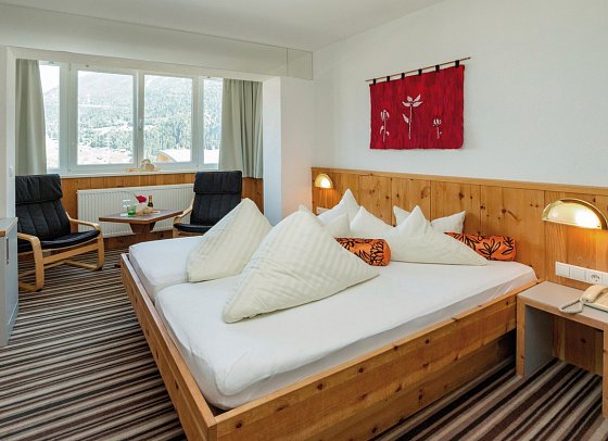 Alpina Resort Nature & Wellness - Wohnbeispiel Naturparkzimmer (Zimmercodierungen DZ1 & DB9)
