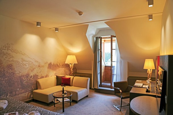 Schlosshotel Kitzbühel - Wohnbeispiel Doppelzimmer Executive (Zimmercodierung DB1)