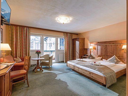 Hotel Sonnschein - Wohnbeispiel Doppelzimmer Komfort Balkon (Zimmercodierung DF1)