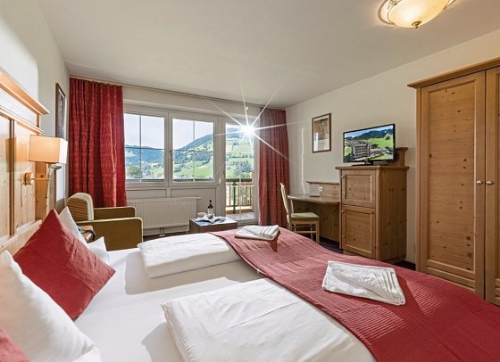 Hotel Harfenwirt & Nebenhaus - Wbsp. Doppelzimmer Superior Balkon (Zimmercodierung DS1)
