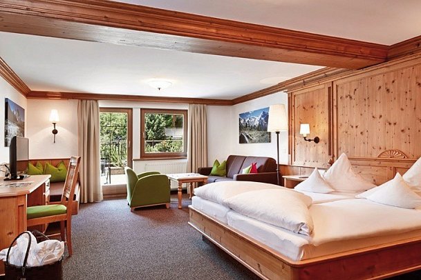 Berghof Crystal Spa & Sports - Wohnbeispiel Doppelzimmer Haus Tal (Zimmercodierungen DB1 & DB2)