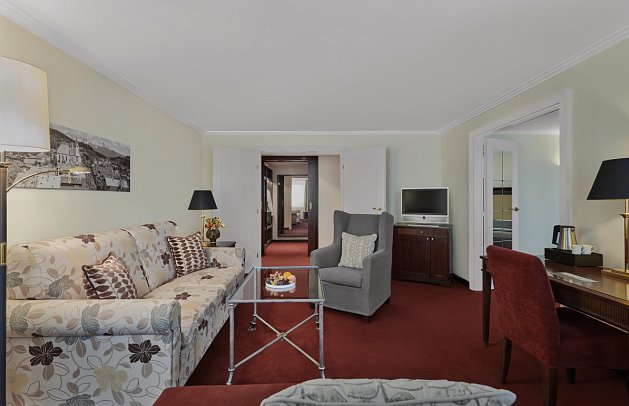 Lebenberg Schlosshotel Kitzbühel - Wohnbeispiel Juniorsuite (Zimmercodierung JB1)