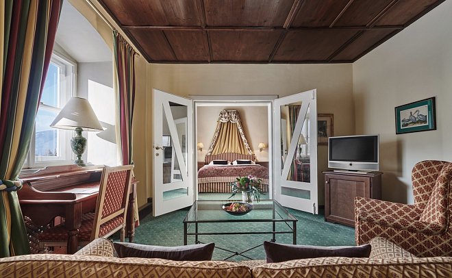 Lebenberg Schlosshotel Kitzbühel - Wohnbeispiel Zimmer Schloss