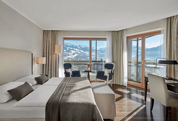Lebenberg Schlosshotel Kitzbühel - Wohnbeispiel Doppelzimmer Lebenberg (Zimmercodierung DB2)