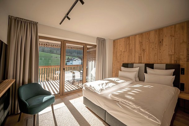 ADEA Lifestyle Suites Fieberbrunn - Wohnbeispiel Doppelzimmer Luna Superior (Zimmercodierung DS1)