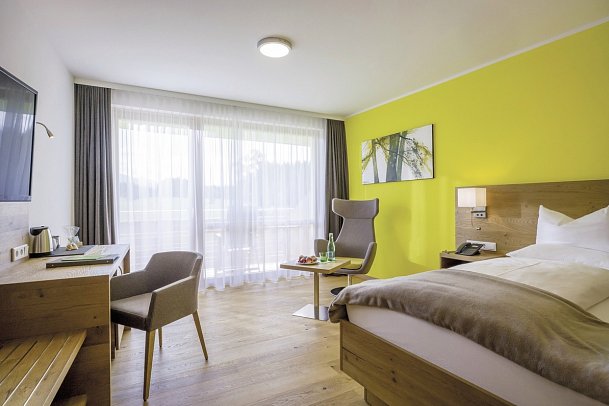 DAS SIEBEN 4s - Adults Only - Wohnbeispiel Einzelzimmer Eiche (Zimmercodierung EB1)