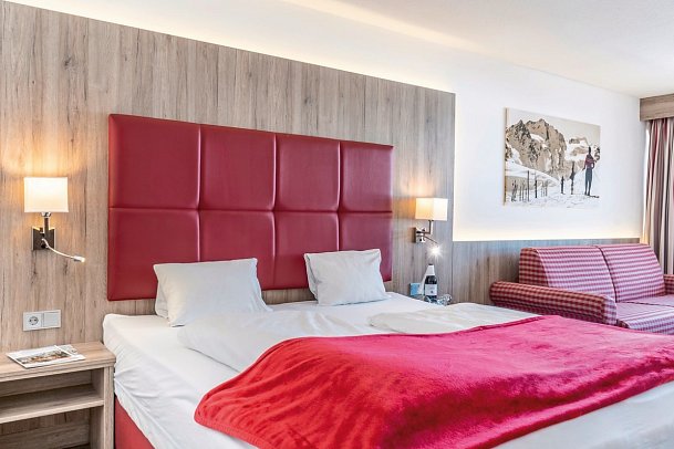 Ferienclub Bellevue am Walchsee - Wohnbeispiel Doppelzimmer Seeseite (Zimmercodierung DB2)