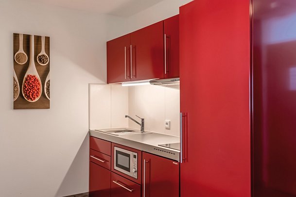 Ferienclub Bellevue am Walchsee - Wohnbeispiel Appartement Bergseite (Zimmercodierung AB1)