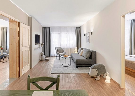 Lisi Family Hotel - Wohnbeispiel Juniorsuite (Zimmercodierung JB1)