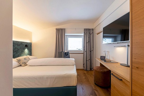 Das Unterrain Lifestyle Hotel - Wohnbeispiel Einzelzimmer (Zimmercodierung EB1)