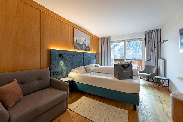 Das Unterrain Lifestyle Hotel - Wohnbeispiel Doppelzimmer Comfort (Zimmercodierung DF1)