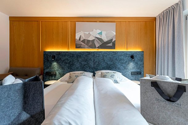Das Unterrain Lifestyle Hotel - Wohnbeispiel Doppelzimmer Comfort (Zimmercodierung DF1)