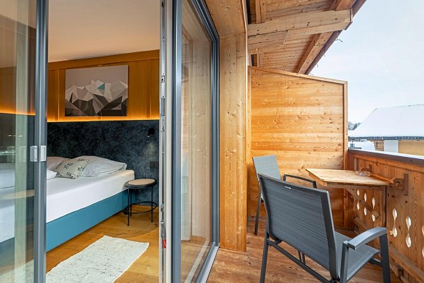 Das Unterrain Lifestyle Hotel - Wohnbeispiel Doppelzimmer Comfort (Zimmercodierung DF1)