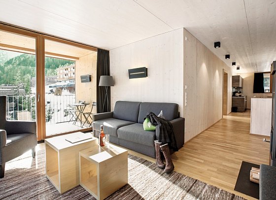 Gradonna Mountain Resort Châlets - Wohnbeispiel Chalet Klassik (Zimmercodierungen HB1, HB2 & HB3)